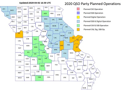 2020 Planned HF Activations